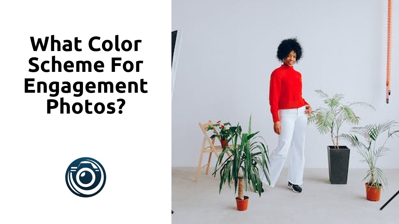 What color scheme for engagement photos?