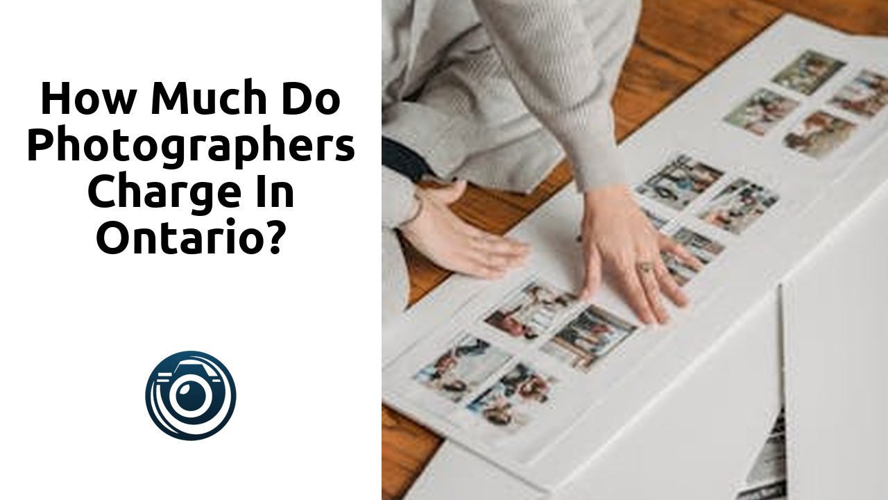 How much do photographers charge in Ontario?